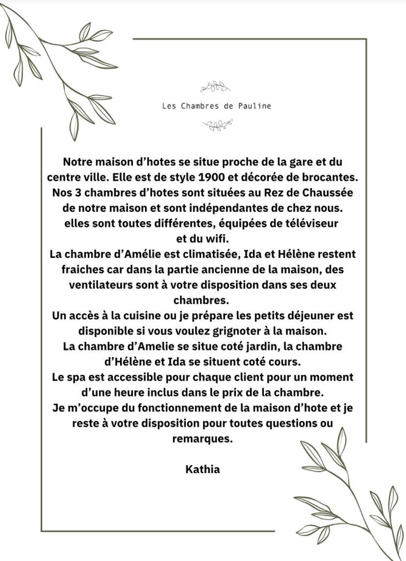 Les Chambres De Pauline Avec Spa Et Climatisation 알베르빌 외부 사진